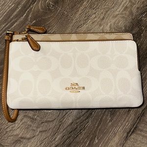 Coach Double Zip Wallet